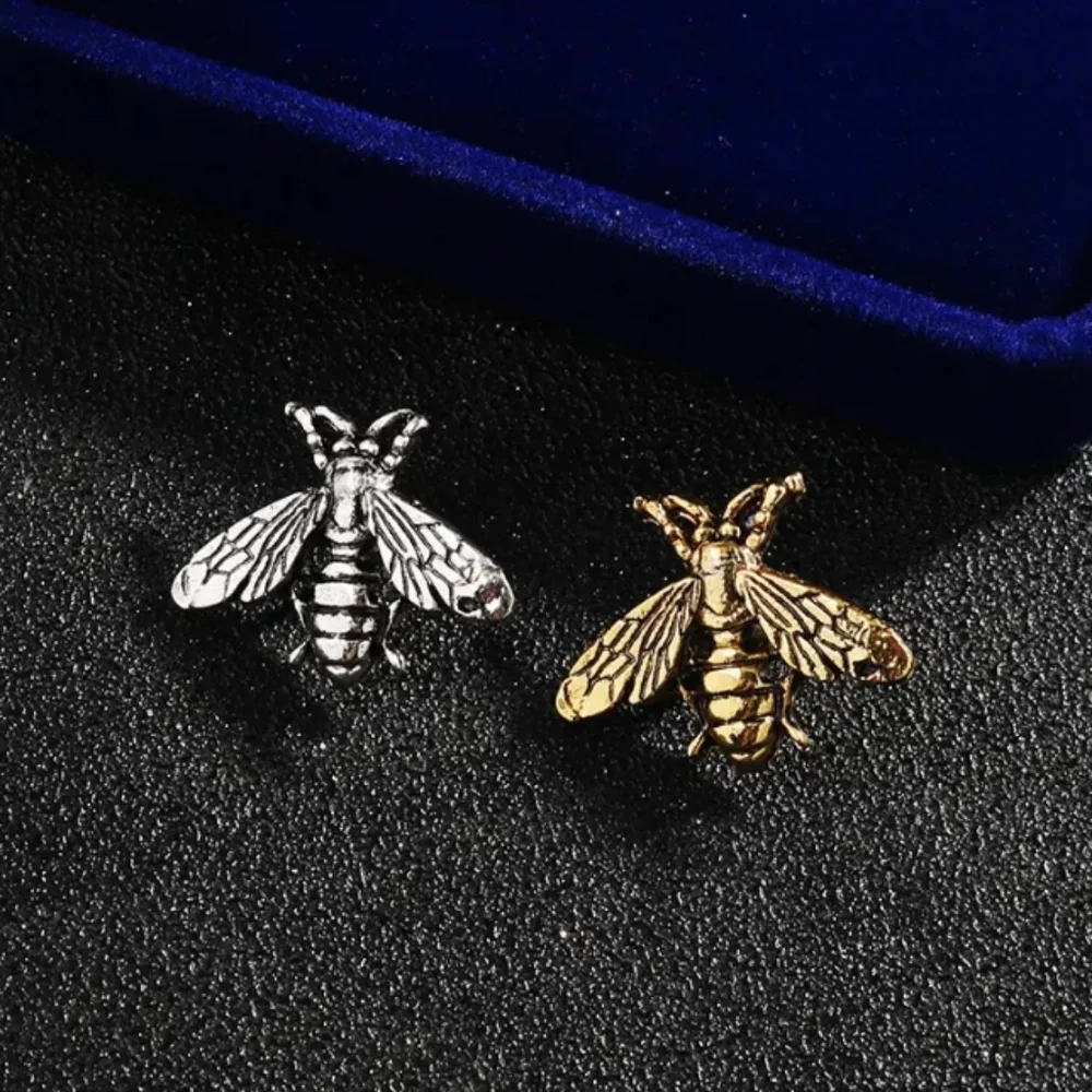 Silver Bee Brooch Pin Vintage Style